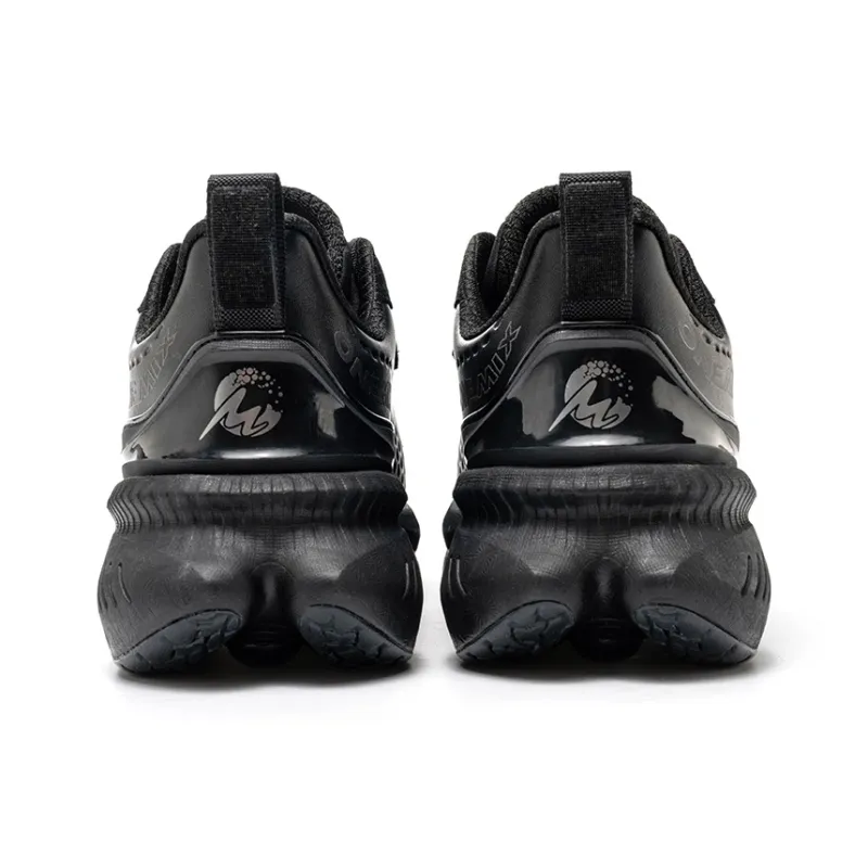 ONEMIX Cushioning Anti Slip And Wear Resistant Low Top Carbon Plate Casual Running Shoes Unisex Kedi Black-3