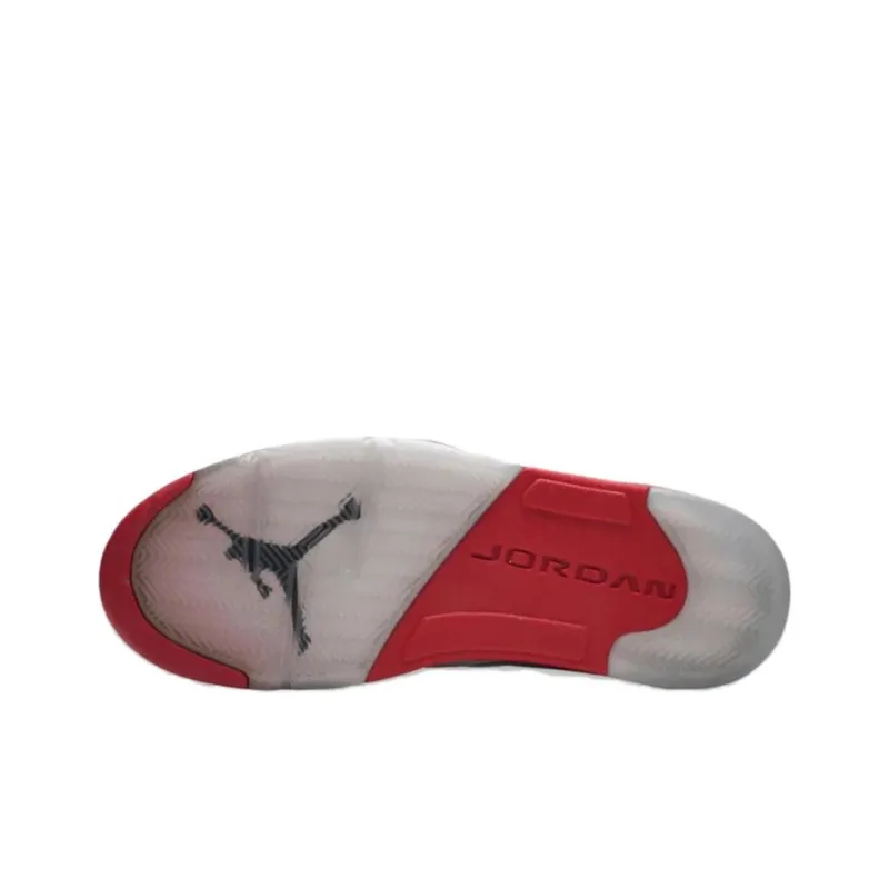 JORDAN 5 Retro Fire Red Black Tongue 2025-2