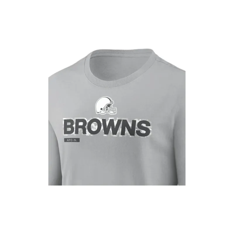 Nike Cleveland Browns Salute To Service Mascot Edge Legend Men's Nike Nfl Long Sleeve T Shirt-2