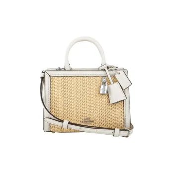 COACH Zoe Shoulder Bag Crossbody Bag Handbag Small Size Women's Ecru