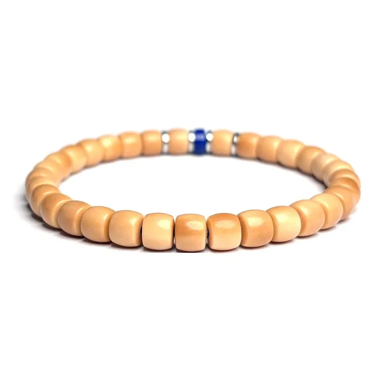MOUNTAINS AND MANS Bodhi Root New Chinese Style Good Luck Beaded Bracelet Unisex-6