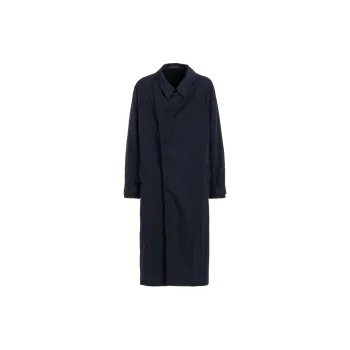 Yohji Yamamoto Coats Men's Marine Blue