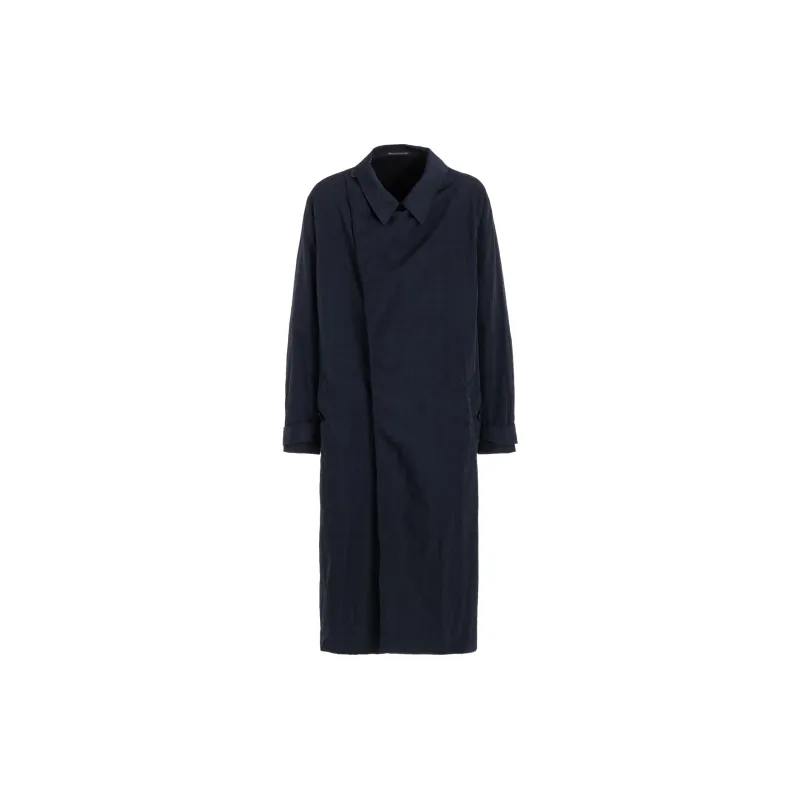 Yohji Yamamoto Coat Men's Marine Blue-0