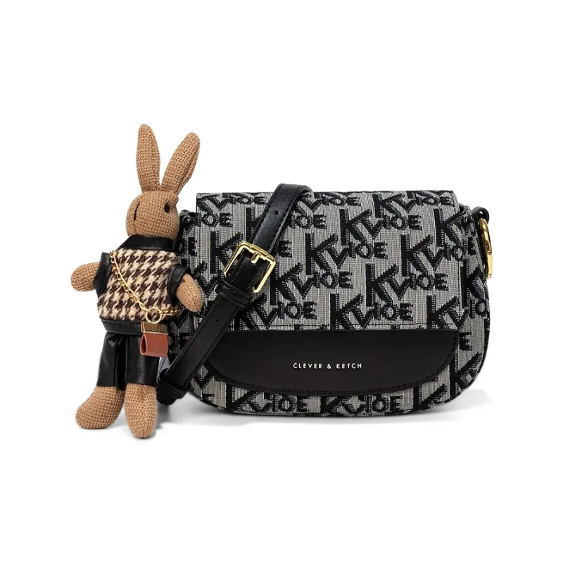 CLEVER& KETCH PU Shoulder Bag Dumpling Bag Shoulder Bags Regular Women's Black-1