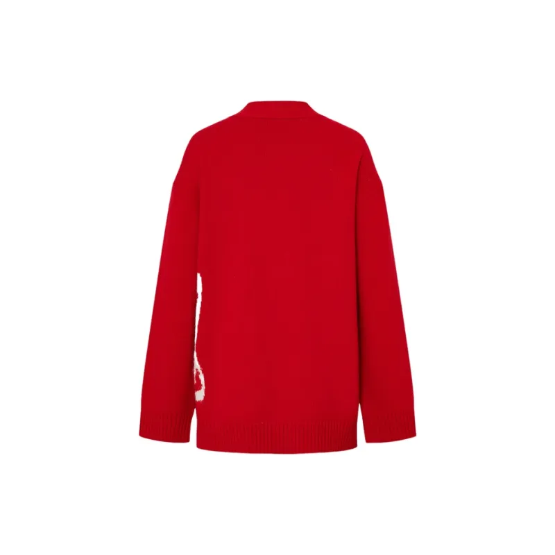 MOCO Sweater Women's Tomato Red-1