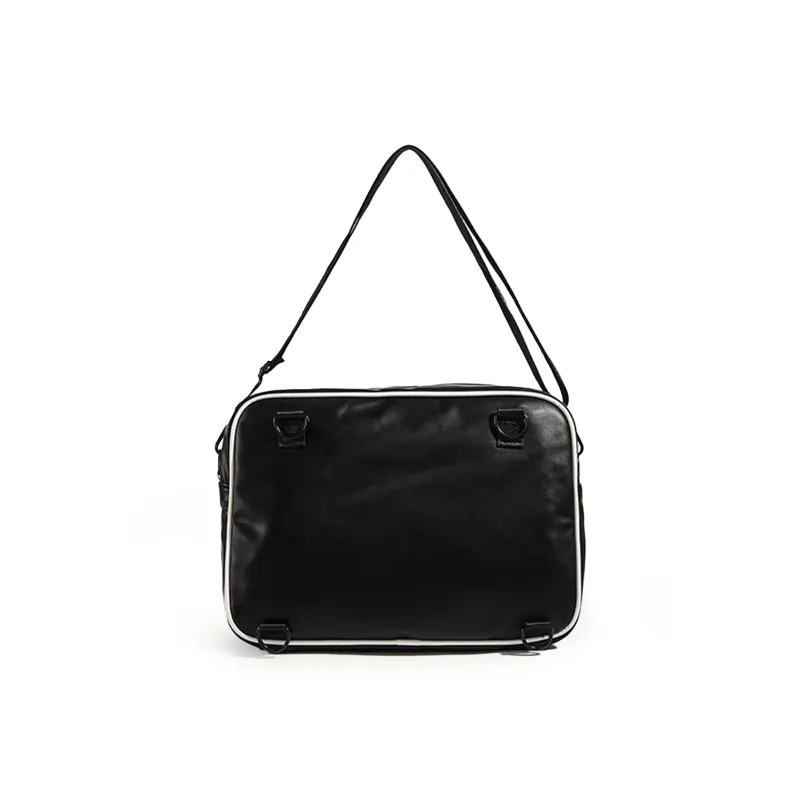 TAKI Color Block Stylish Doll Bag Badge Shoulder Bag, Crossbody Bag Ita Bag Unisex-2