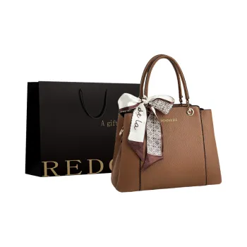 REDOO PU One Shoulder Handbags Women's Pink/Blue/Black/Apricot/Earth Yellow/Brown