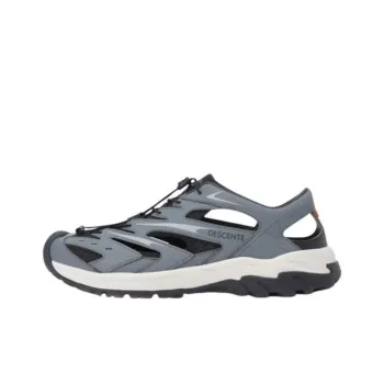DESCENTE Slip Resistant Breathable River Trekking Shoes Unisex Blue Gray
