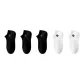 Black Ankle Socks 3+White Ankle Socks 2