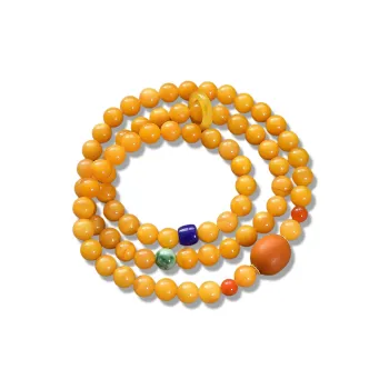 Gu He Amber/Beeswax Bracelets Unisex