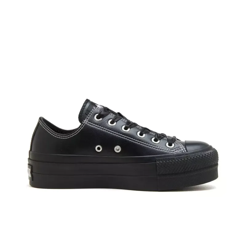Converse All Star Anti Slip Wear Resistant Low Top Skateboard Shoes Men's Black-1