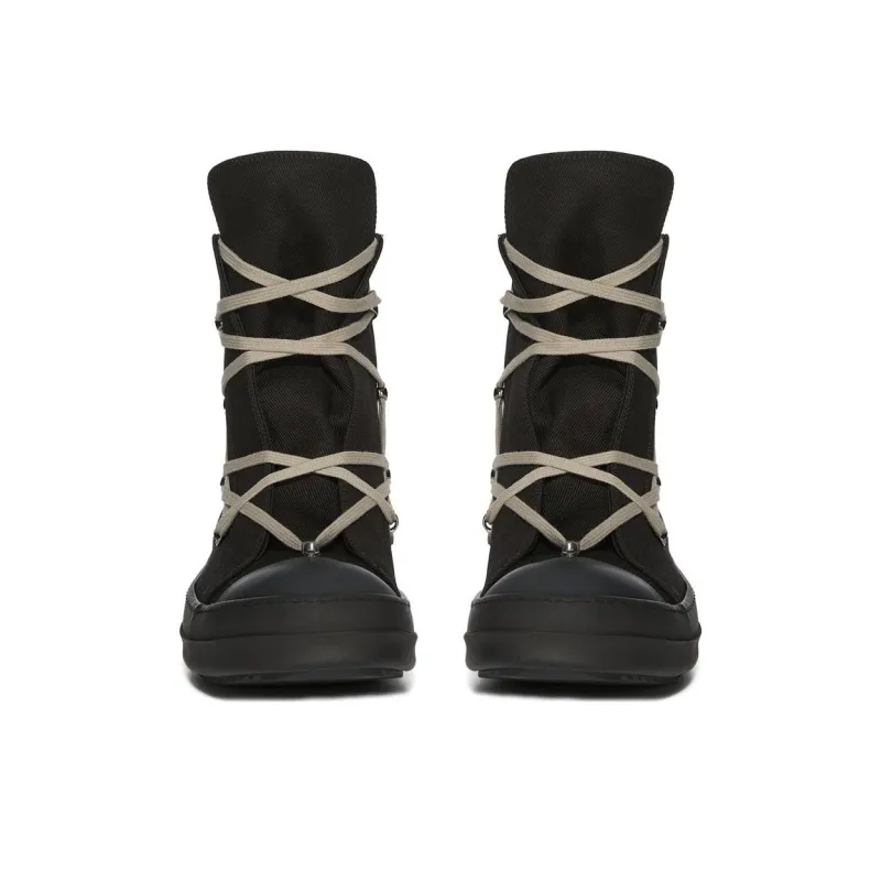 Rick Owens DRKSHDW Hexa High Top Skateboard Shoes 3.5cm Women's Black-2