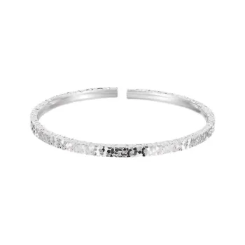 LIPSW Copper Nickel Alloy Silver Plated Bangles Women's