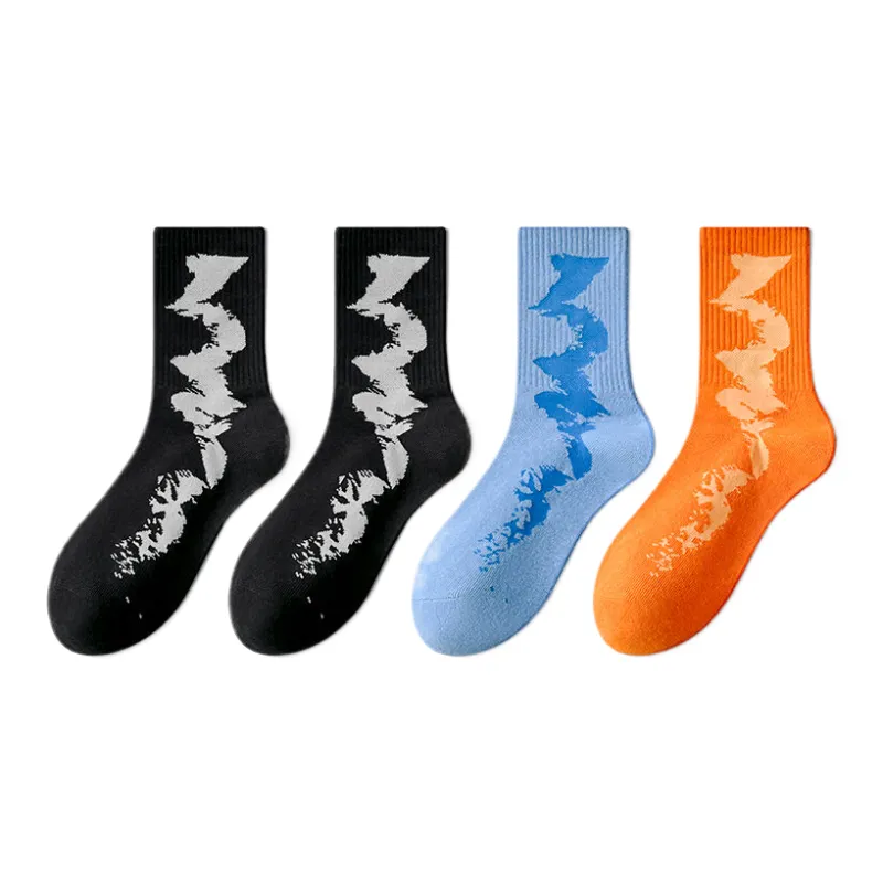 Cotton Gene Mid Calf Socks Men's 4 Pack-2