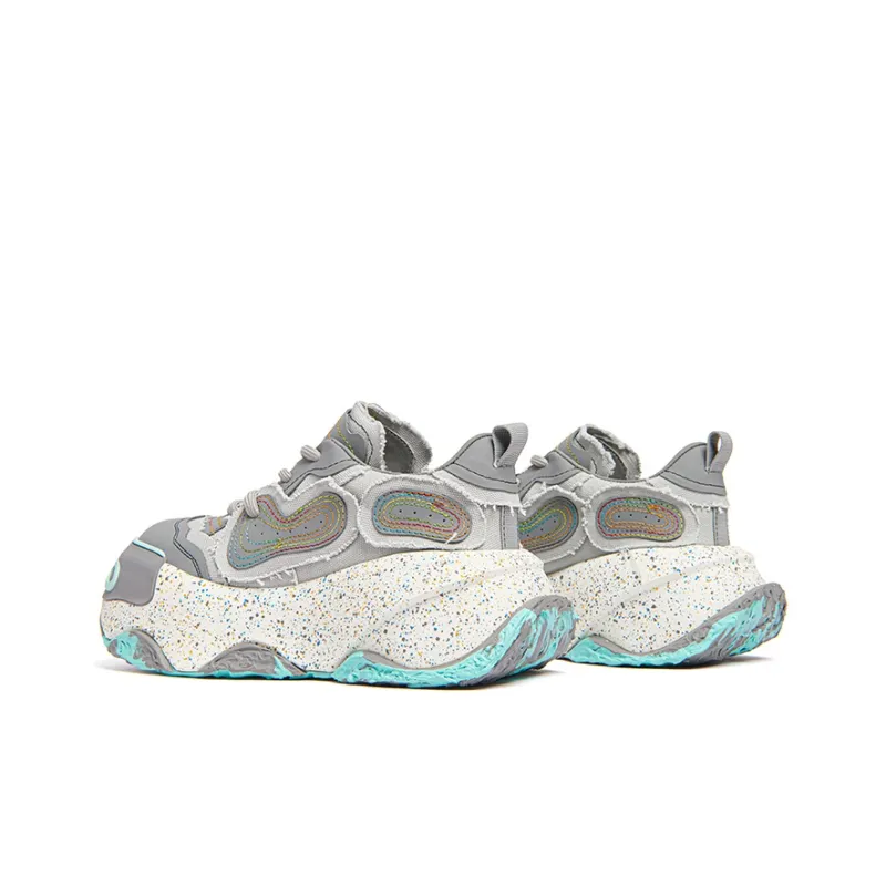 KEDDO Paint Unset 2nd Generation Height Increasing Low-Top Casual Shoes Women's-10