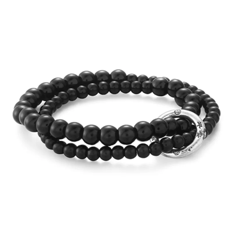 JIAFULAI Ebony Bracelets Unisex-0