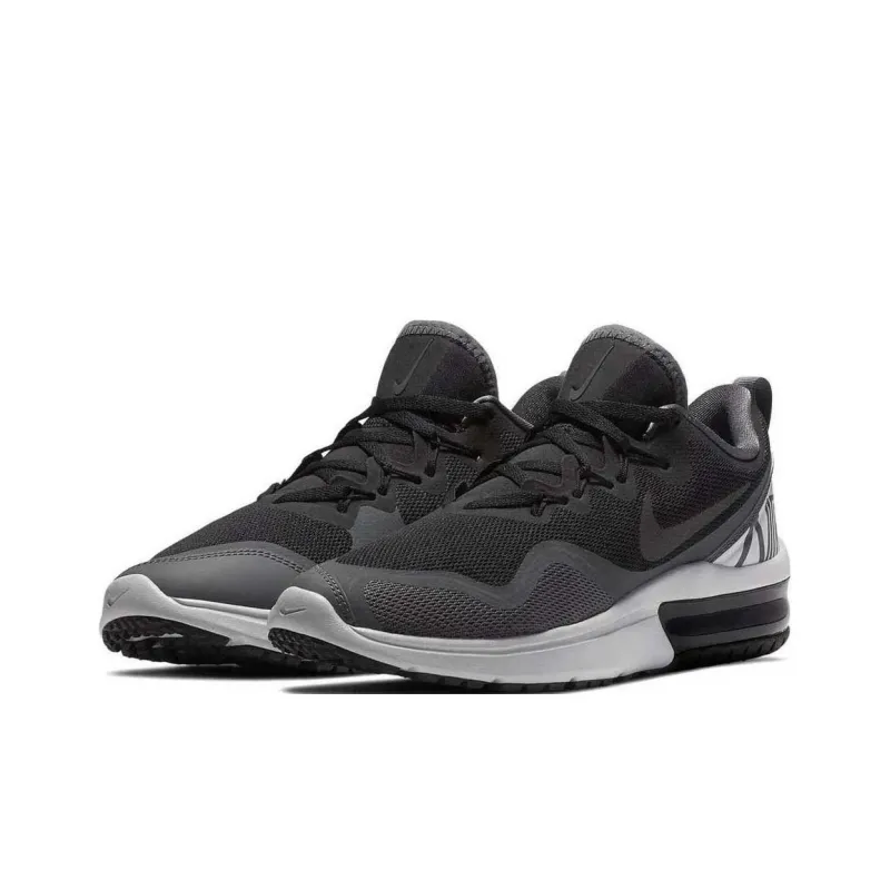 Nike Air Max Fury Anti Slip Wear Resistant Low Top Casual Running Shoes Women's Black-2