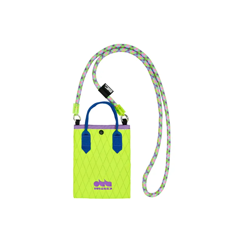 The MAD HATcher Polyamide Small Handbag Crossbody Backpack Cell Phone Pouch Small Size Unisex Multicolor-31