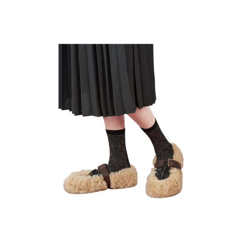 ALMOND ROCKS Women's Mid Calf Socks-6