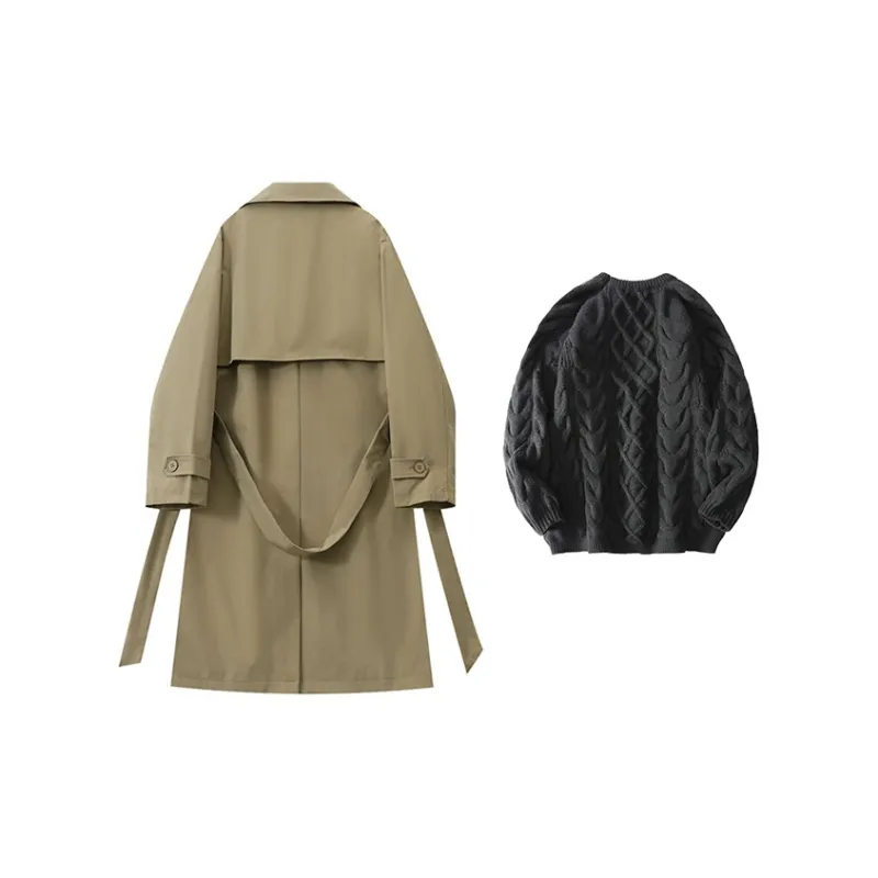 FAX FOR FMACM x For People Trench Coat Unisex-7
