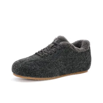 JOSINY Fleece Lined Thermal, Slip Resistant, Outdoor Snowfield, Insulated Shoes Casual Shoes Women's Dark Gray