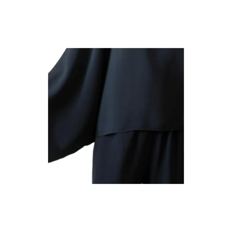BESIONIA Batwing Sleeve T Shirt Women's Black-3