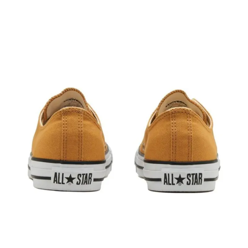 Converse All Star Anti Slip Wear Resistant Low Top Canvas Shoes Unisex Orange-4