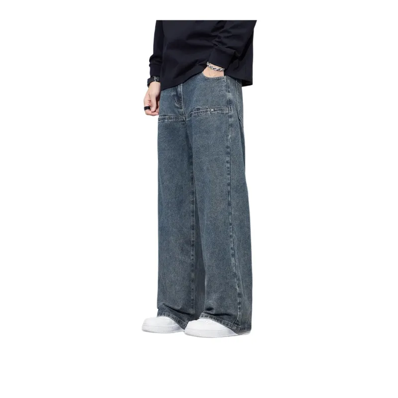 Tonlion Jeans Unisex Vintage Blue-1