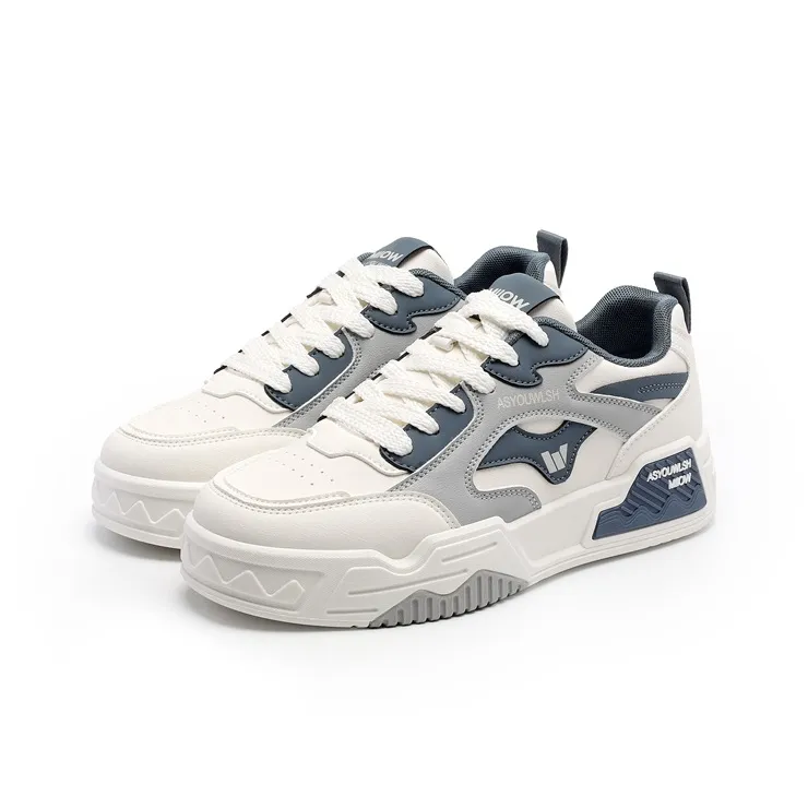 MIIOW Trend Party Series Height Increasing Low Top Skateboard Shoes Men's-2