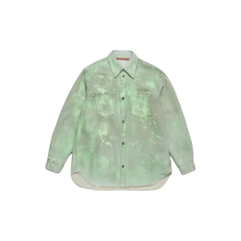 Acne Studios SS25 Shirts Unisex Mint Green-1