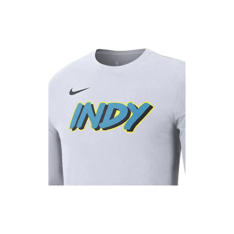 Nike Indiana Pacers Essential City Edition Men's Nike Nba Long Sleeve T Shirt-2