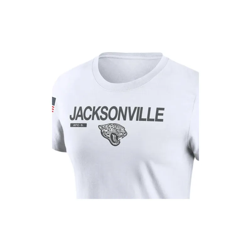 Nike Jacksonville Jaguars Salute To Service Legend Women's Nike Nfl T Shirt-2