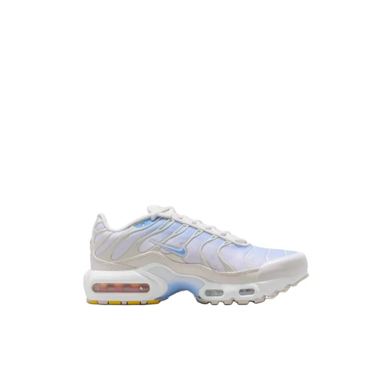 Nike Air Max Plus Slip Resistant Kids' Running Shoes Soul Blue/White/Phantom Gray White Kids'-1