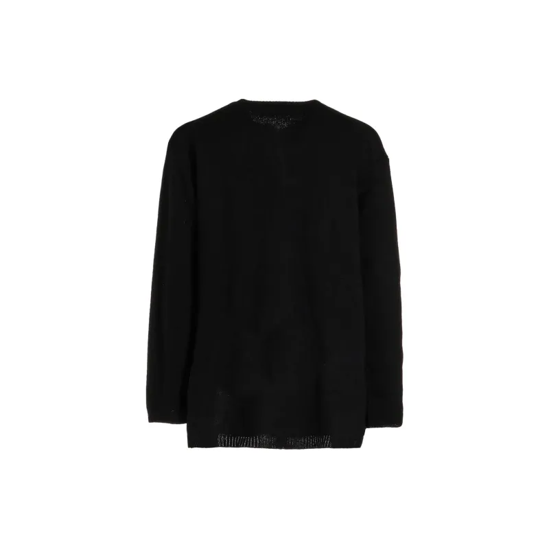 Yohji Yamamoto Button Up Wool Jumper-1