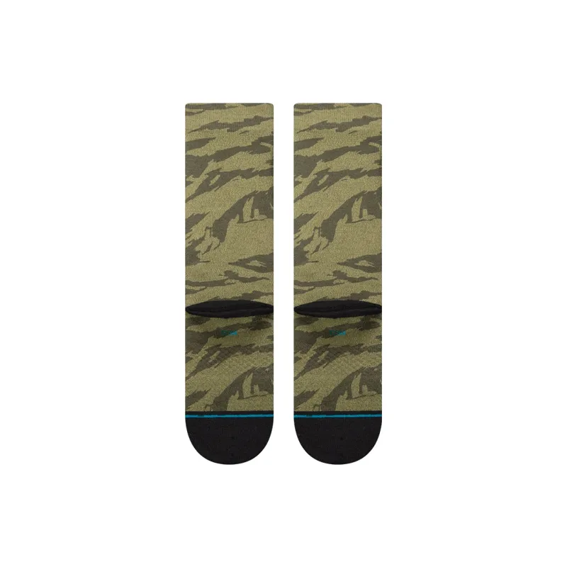 Stance Mid Calf Socks Unisex 1 Pack Dark Green-2