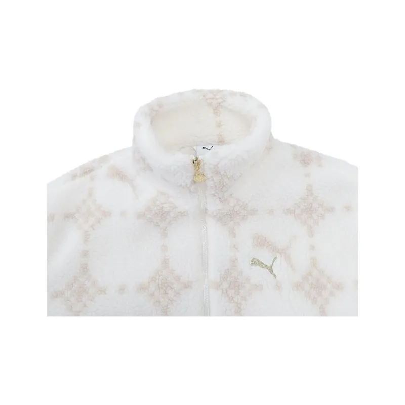 PUMA Velvet feel Coat Men's White-3
