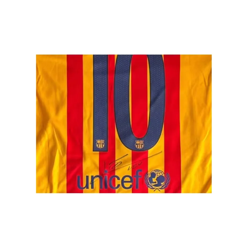 Three For FC Barcelona Jersey Icons Certificate Framed Outer Frame Approximately 65x85cm Unisex-2