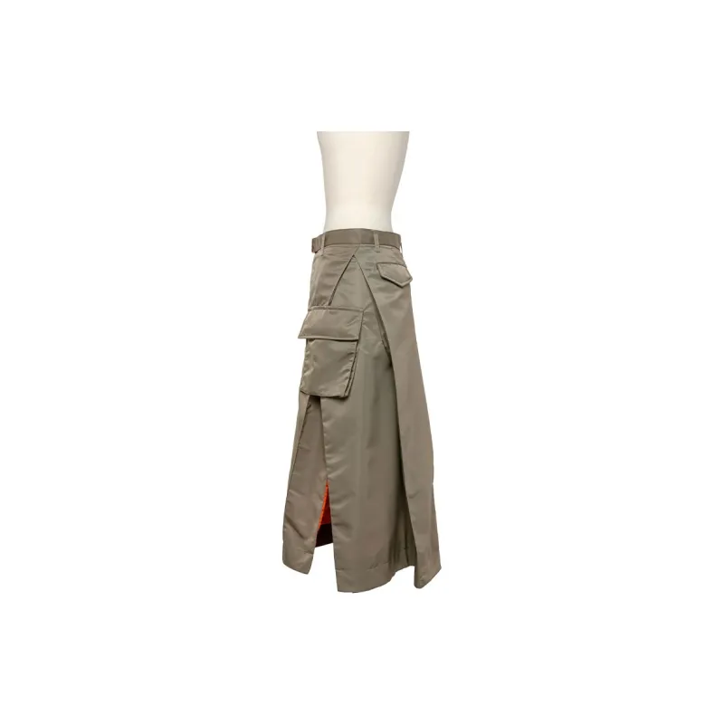 Sacai Cargo pocket Midi Skirt-2