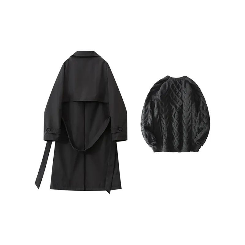 FAX FOR FMACM x For People Trench Coat Unisex-5