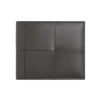 Bottega Veneta Cow Leather Wallet Men's Gray