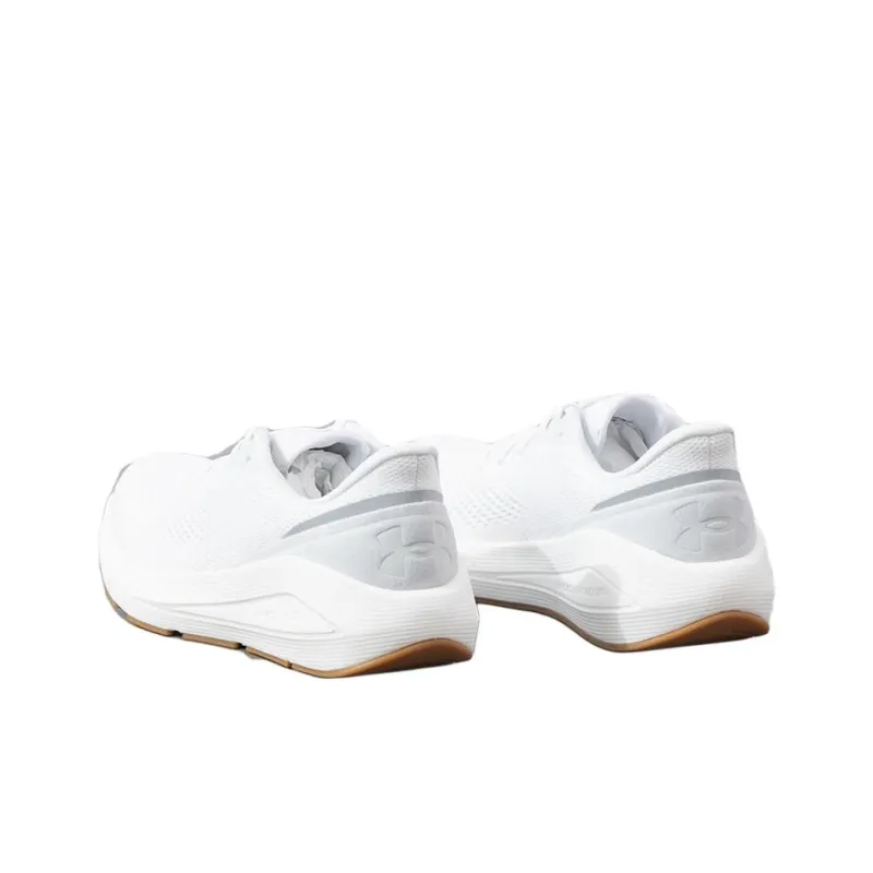Under Armour Anti Slip And Wear Resistant Breathable Low Top Running Shoes Women's White-4
