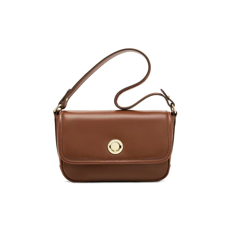 Old Man's Head Cow Leather Crossbody Bag, Shoulder Bag Women's Multicolor-7