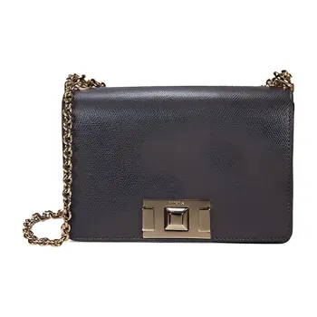 Furla Mimi Collection Cow Leather Crossbody Bag, Shoulder Bag Mini Women's Black