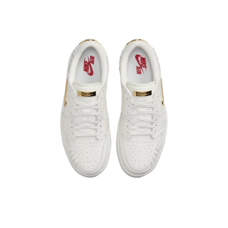 Air Jordan 1 Low Method Of Make 'Sail Metallic Gold' Women's-3