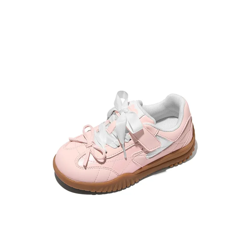 Snoffy Durable Breathable Low Top Kids' Skateboarding Shoes Coral Pink Kids'-1