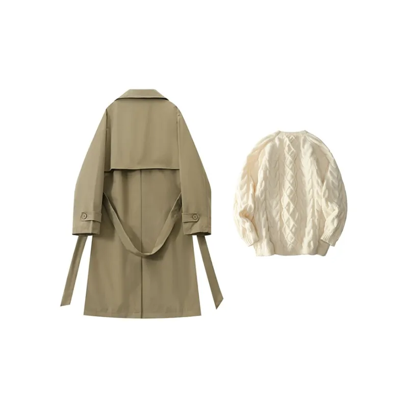 FAX FOR FMACM x For People Trench Coat Unisex-11