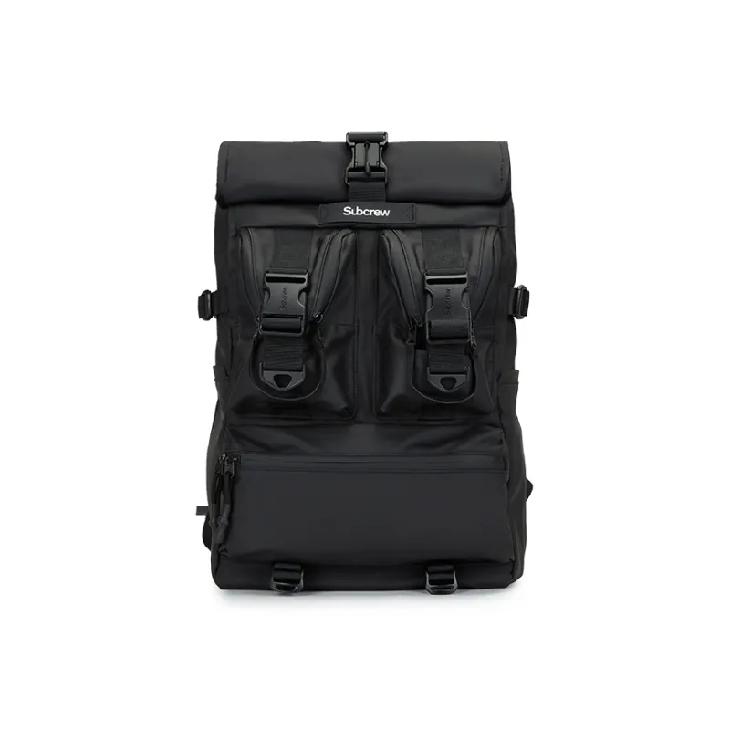 Subcrew Polyester Backpack Tubas Unisex Black-0