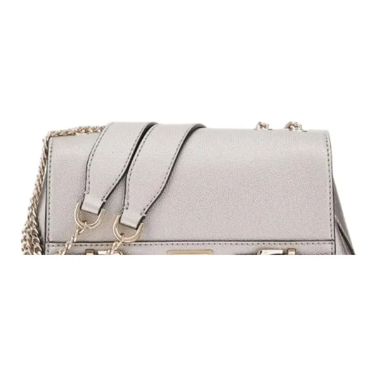 GUESS Polyurethane Shoulder Bag Crossbody Bag Women's Silver-2