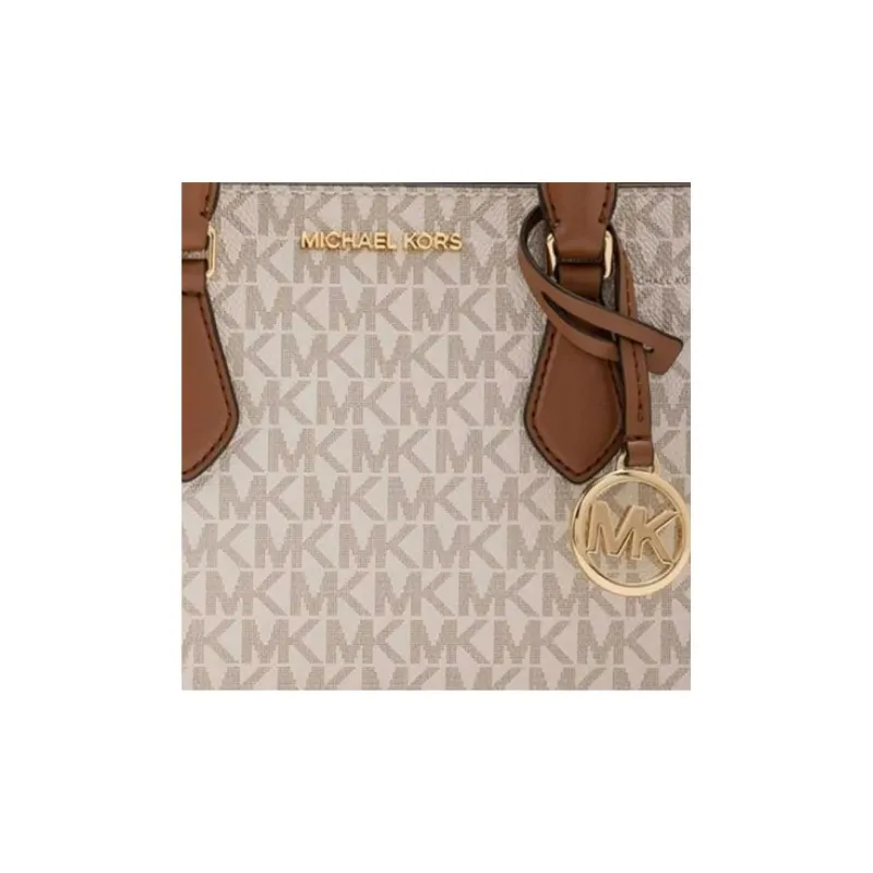 MICHAEL KORS Sheila Artificial Leather One Shoulder Handbag Trumpets Women's Vanilla-3