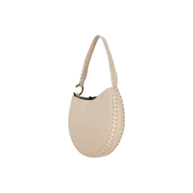 Chloe Smooth Calfskin And Soft Lambskin Hobo Bag, Handbag, Shoulder Bag Tubas Women's Light Umber-1